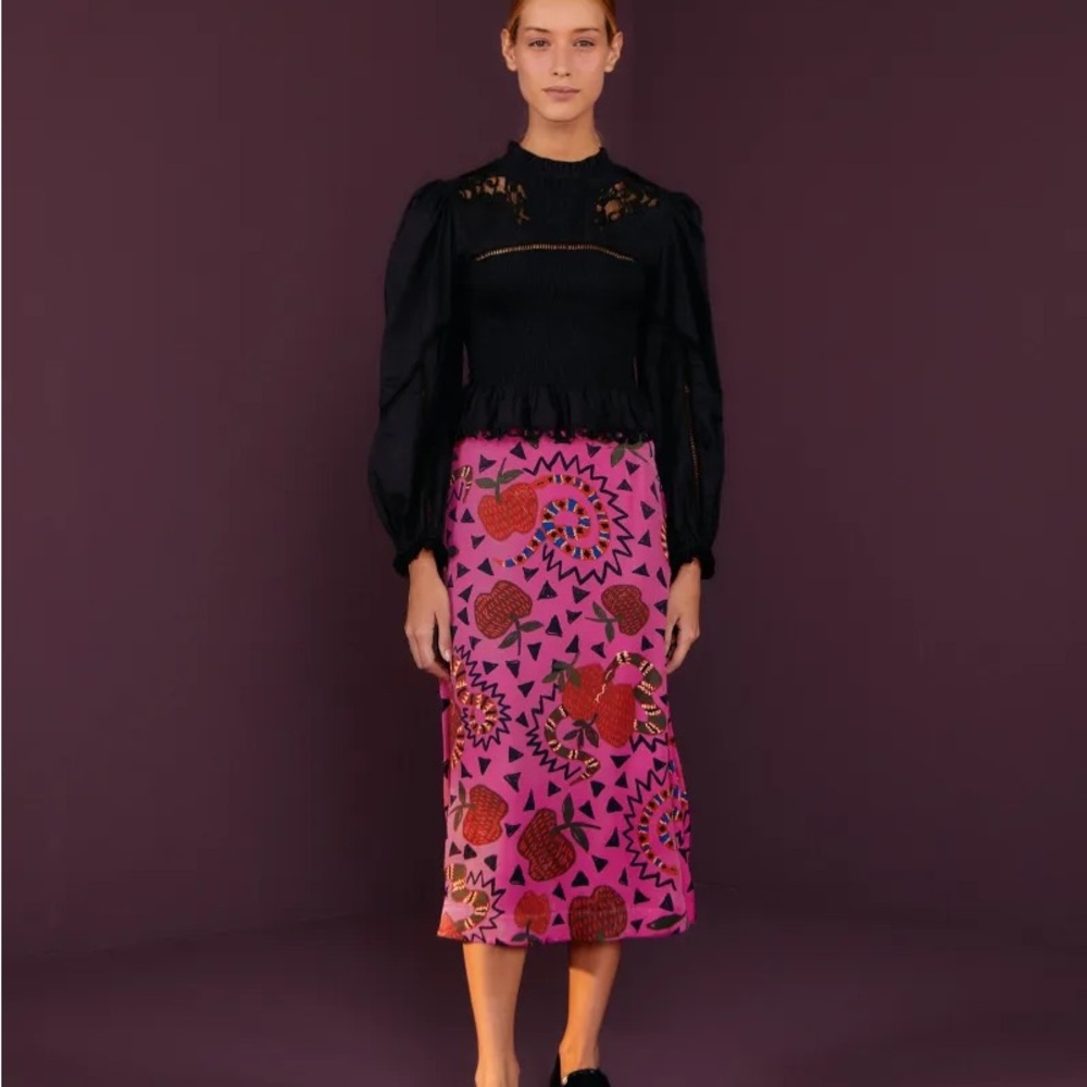 Farm Rio Snake Apple Skirt SOLD